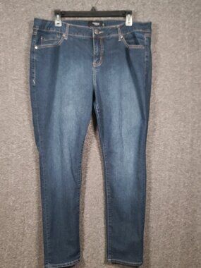 Torrid Denim Women's Size 18S Blue Stretch Fit Straight Legged Jeans